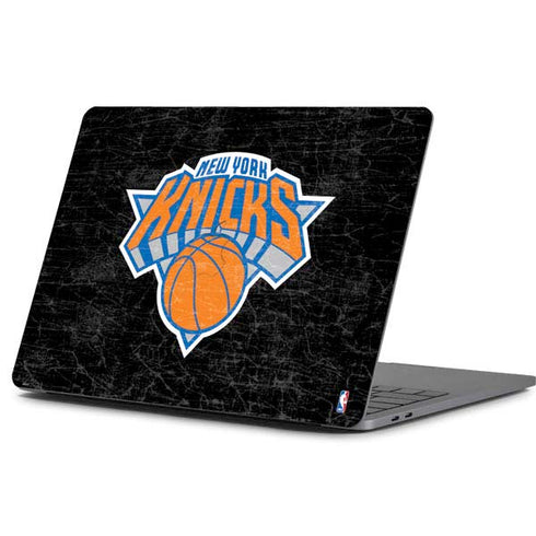 NBA New York Knicks Black Secondary Logo Apple MacBook Pro 13-inch Skin