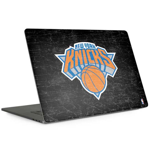 NBA New York Knicks Black Secondary Logo Apple MacBook Pro 15-inch Skin