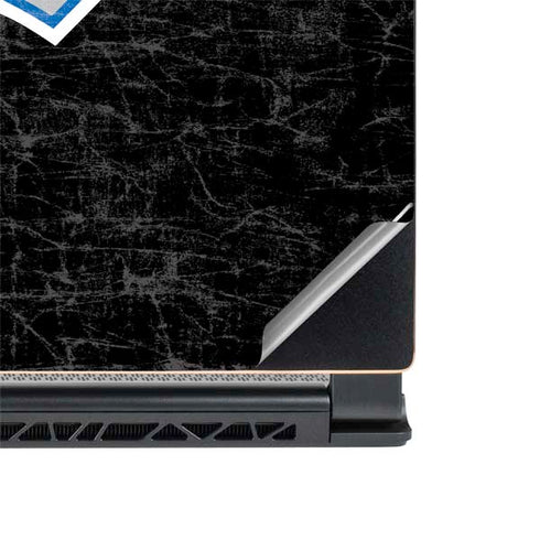 NBA New York Knicks Black Secondary Logo MSI GS65 Stealth Laptop Skin