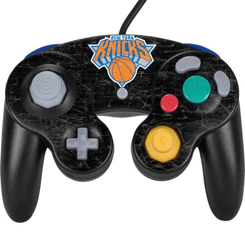 NBA New York Knicks Black Secondary Logo Nintendo GameCube Controller Skin