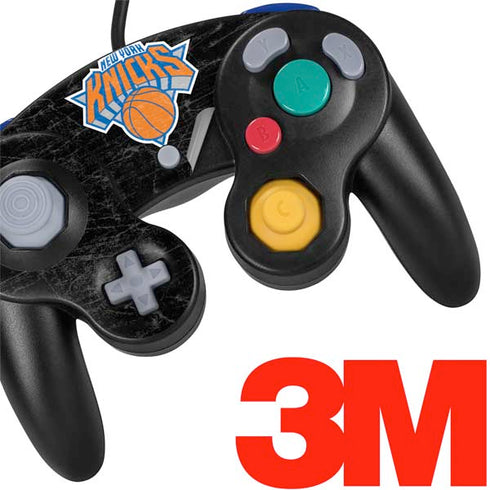 NBA New York Knicks Black Secondary Logo Nintendo GameCube Controller Skin