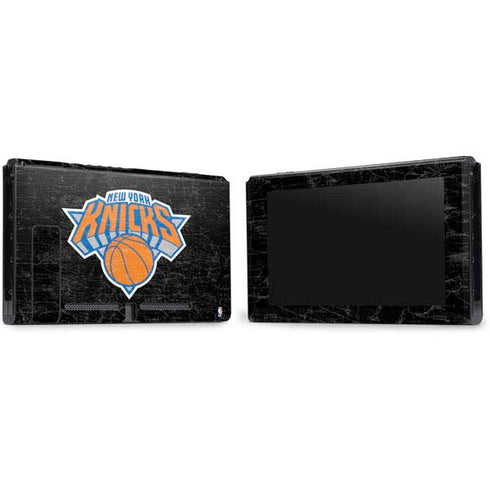 NBA New York Knicks Black Secondary Logo Nintendo Switch Bundle Skin