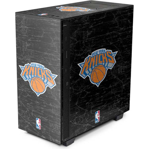 NBA New York Knicks Black Secondary Logo NZXT H510 Compact ATX Mid-Tower Case Skin
