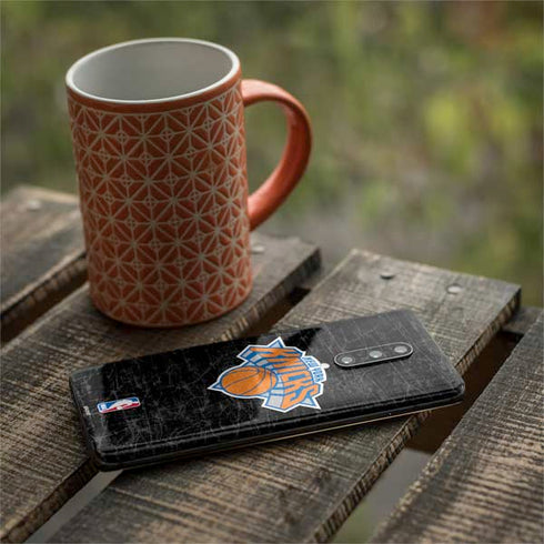 NBA New York Knicks Black Secondary Logo OnePlus 7 Pro Skin