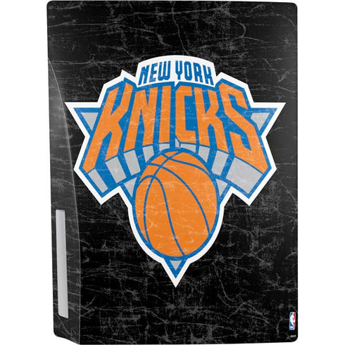 NBA New York Knicks Black Secondary Logo PS5 Bundle Skin