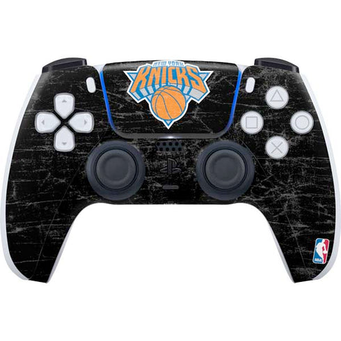 NBA New York Knicks Black Secondary Logo PS5 Controller Skin