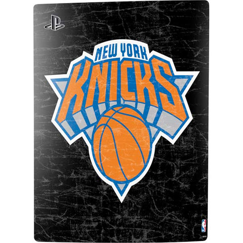 NBA New York Knicks Black Secondary Logo PS5 Digital Edition Bundle Skin