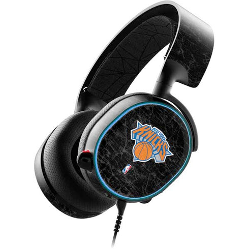NBA New York Knicks Black Secondary Logo SteelSeries Arctis 3 Skin