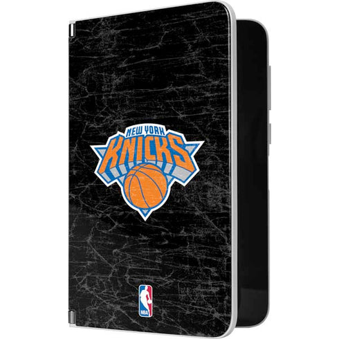 NBA New York Knicks Black Secondary Logo Surface Duo Skin
