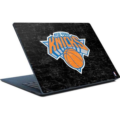 NBA New York Knicks Black Secondary Logo Surface Laptop Skin
