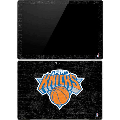 NBA New York Knicks Black Secondary Logo Surface Pro 4 Skin