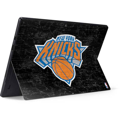 NBA New York Knicks Black Secondary Logo Surface Pro 7 Skin