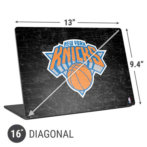 NBA New York Knicks Black Secondary Logo Universal Laptop 16in (13 x 9.4in) Skin