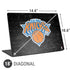 NBA New York Knicks Black Secondary Logo Universal Laptop 18in (14.6 x 10.6in) Skin