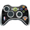 NBA New York Knicks Black Secondary Logo Xbox 360 Wireless Controller Skin