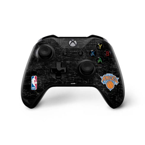 NBA New York Knicks Black Secondary Logo Xbox One X Controller Skin
