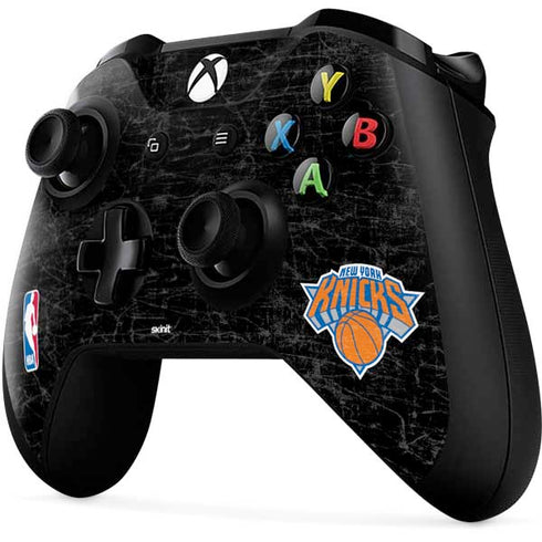 NBA New York Knicks Black Secondary Logo Xbox One X Controller Skin