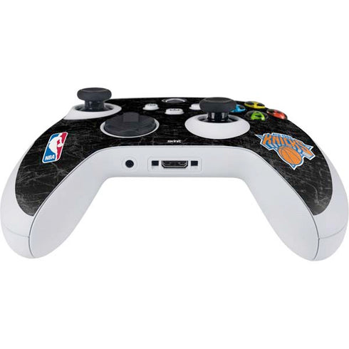 NBA New York Knicks Black Secondary Logo Xbox Series S Controller Skin