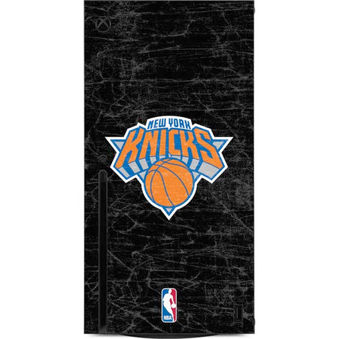 NBA New York Knicks Black Secondary Logo Xbox Series X Console Skin