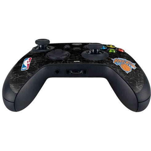 NBA New York Knicks Black Secondary Logo Xbox Series X Controller Skin