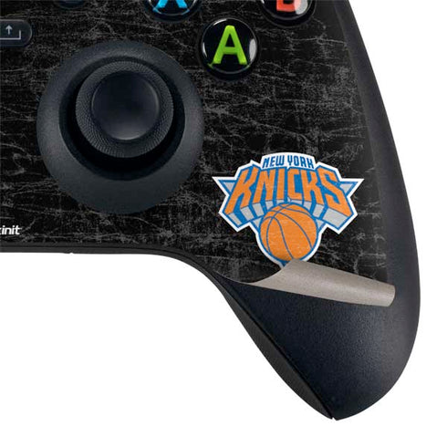 NBA New York Knicks Black Secondary Logo Xbox Series X Controller Skin