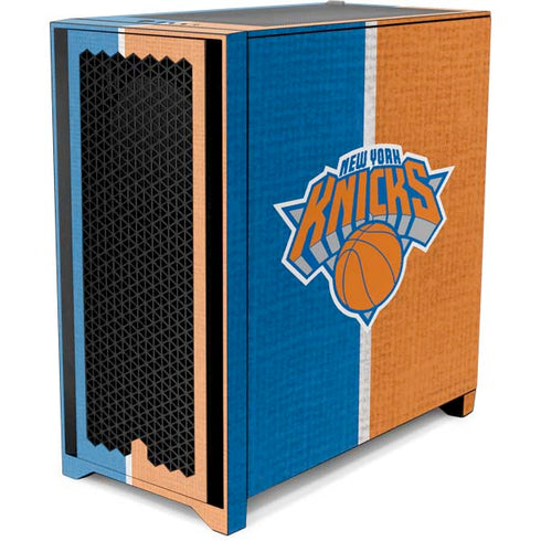 NBA New York Knicks Canvas Corsair 4000D Tempered Glass Mid-Tower ATX Case Skin