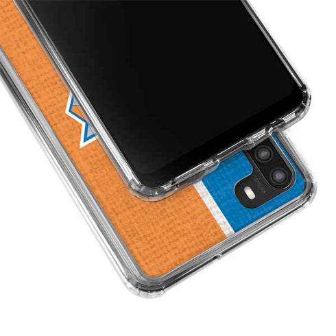 NBA New York Knicks Canvas Galaxy A21 Clear Case