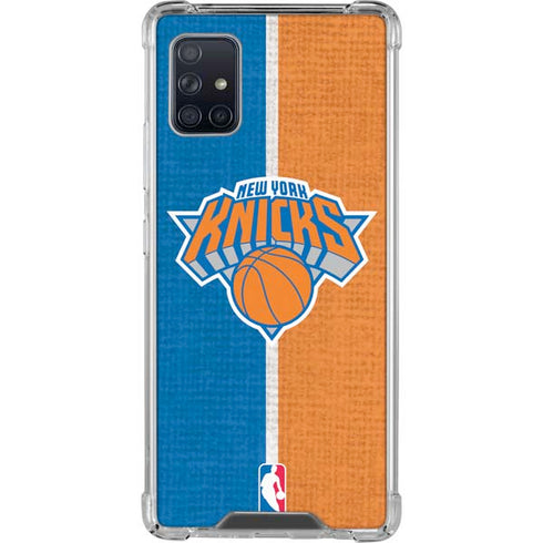 NBA New York Knicks Canvas Galaxy A51 5G Clear Case
