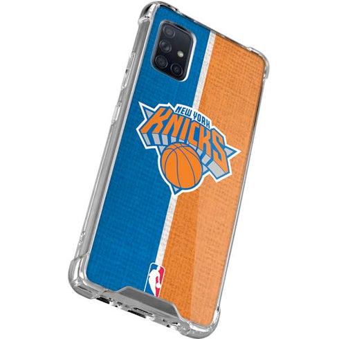 NBA New York Knicks Canvas Galaxy A51 5G Clear Case