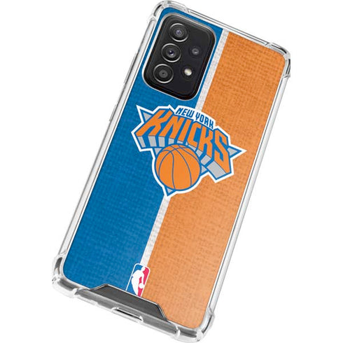 NBA New York Knicks Canvas Galaxy A52 5G Clear Case