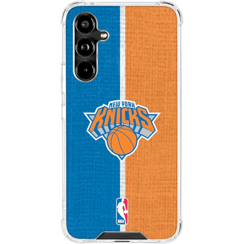 NBA New York Knicks Canvas Galaxy A54 5G Clear Case