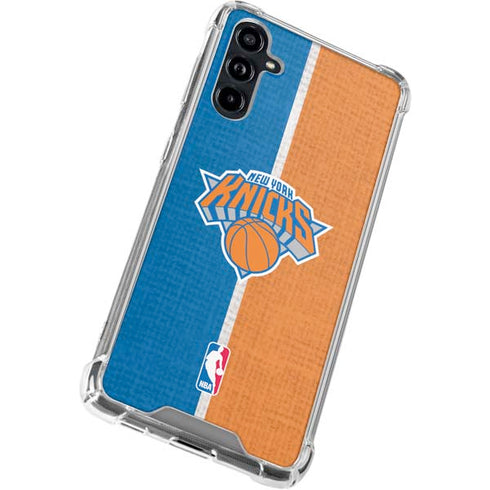NBA New York Knicks Canvas Galaxy A54 5G Clear Case