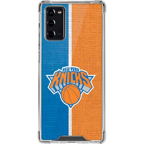 NBA New York Knicks Canvas Galaxy Note20 5G Clear Case