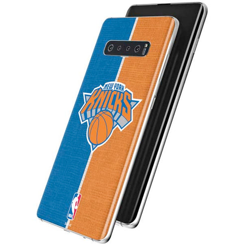 NBA New York Knicks Canvas Galaxy S10 Plus Skin