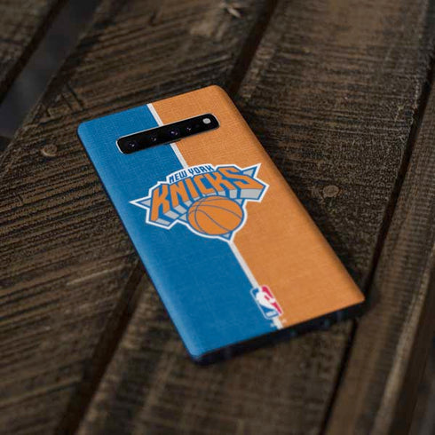 NBA New York Knicks Canvas Galaxy S10 Plus Skin