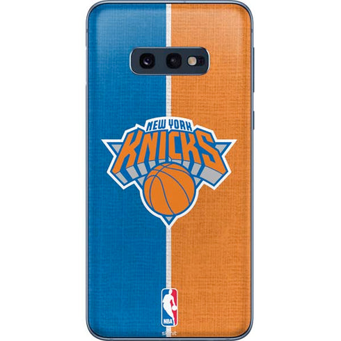 NBA New York Knicks Canvas Galaxy S10e Skin