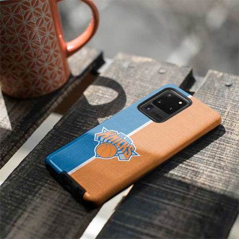 NBA New York Knicks Canvas Galaxy S20 Ultra 5G Pro Case