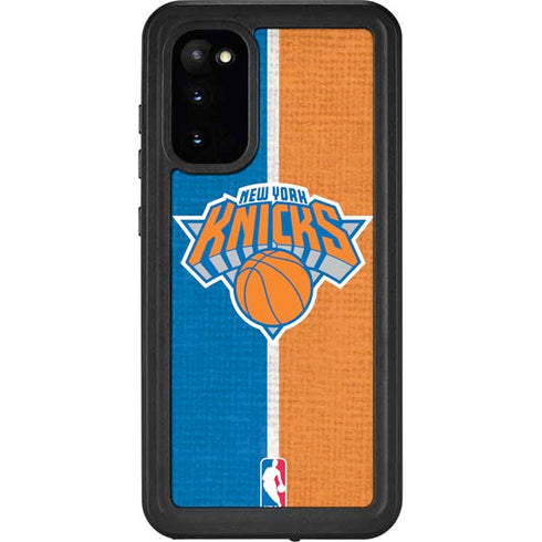 NBA New York Knicks Canvas Galaxy S20 Waterproof Case
