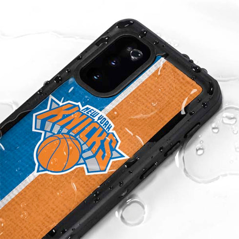 NBA New York Knicks Canvas Galaxy S20 Waterproof Case