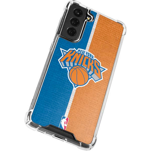 NBA New York Knicks Canvas Galaxy S22 Plus Clear Case