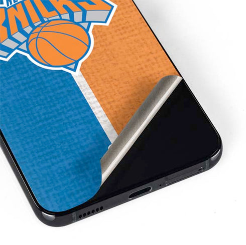 NBA New York Knicks Canvas Galaxy S22 Plus Skin