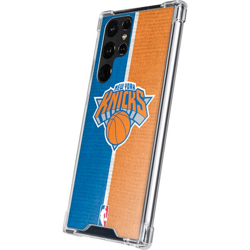NBA New York Knicks Canvas Galaxy S22 Ultra Clear Case