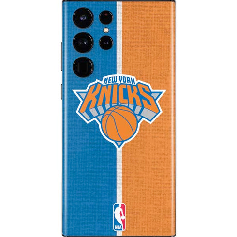 NBA New York Knicks Canvas Galaxy S22 Ultra Skin