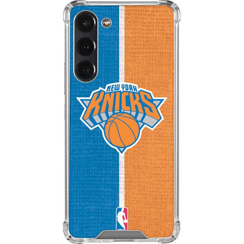 NBA New York Knicks Canvas Galaxy S23 Plus Clear Case