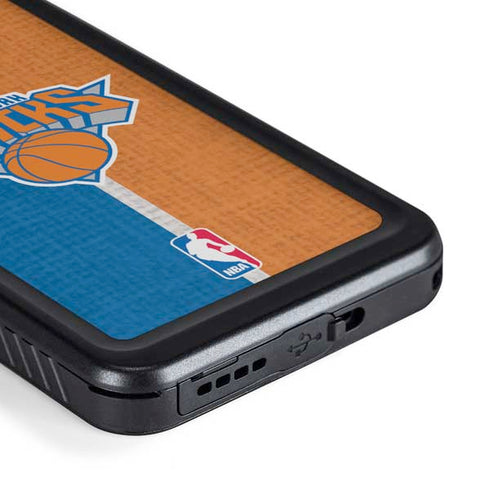 NBA New York Knicks Canvas Galaxy S23 Plus Waterproof Case