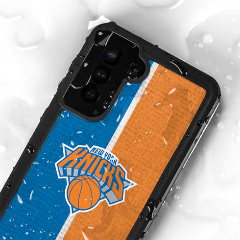 NBA New York Knicks Canvas Galaxy S23 Plus Waterproof Case