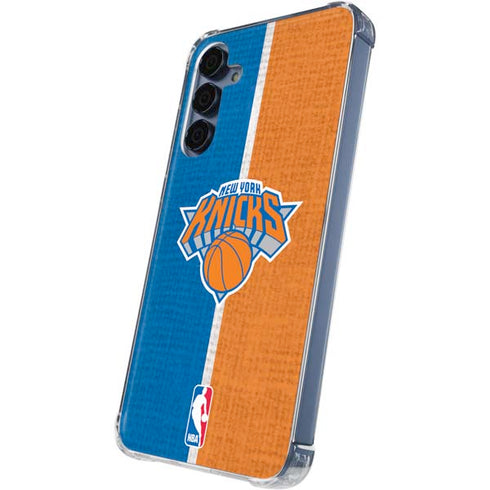 NBA New York Knicks Canvas Galaxy S24 Clear Case