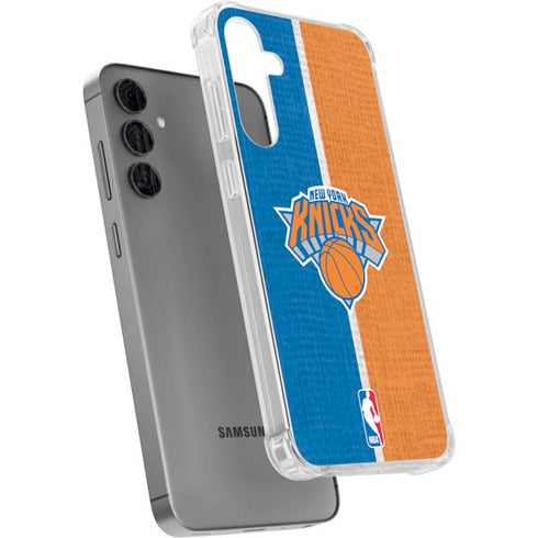 NBA New York Knicks Canvas Galaxy S24 Plus Clear Case