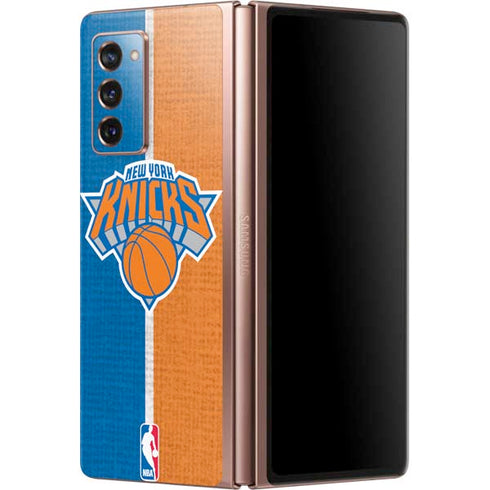NBA New York Knicks Canvas Galaxy Z Fold2 5G Skin