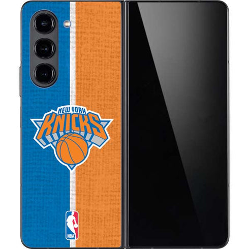 NBA New York Knicks Canvas Galaxy Z Fold5 5G Skin